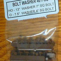 TICHY TRAIN GROUP #8273 HO 13' Washer, 7' sq bolt