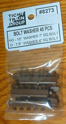 TICHY TRAIN GROUP #8273 HO 13' Washer, 7' sq bolt