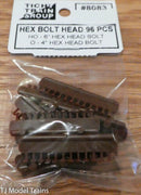 TICHY TRAIN GROUP #8083 HO 6' Hex Head Bolt