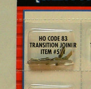 Atlas: 551 TRANSITION METAL RAIL JOINERS CODE 83 TO CODE 100 (12) HO N/SILVER #551