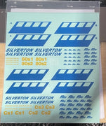 069 HO DECAL for Silverton 80 class & C class Locomotives - SOAK