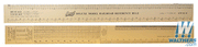 #55778 SCALE MODEL RAILROAD RULER O, HO, N, mm, & 1/64 DELUXE EXCEL