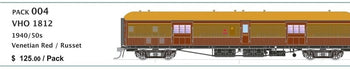 SDS Models - VHO 1812 - Venetian Red/Russet (Single Pack ) 1940/50s - (MHX004)