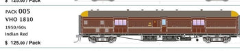 SDS Models - VHO 1810 - Indian Red  (Single Pack ) 1950/60s - (MHX005)