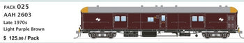 SDS Models - AAH 2603 - Light Purple Brown Pack 025 (Single Pack ) Late 1970 - (MHX025)