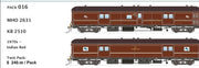 SDS Models - MHO 2631 - KB 2510 - Indian Red Pack 016 Twin Pack ) 1970's