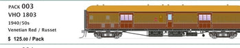 SDS Models - VHO 1803 - Venetian Red/Russet  (Single Pack ) 1940/50s - (MHX003)