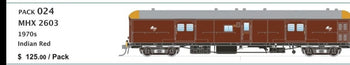 SDS Models - MHX 2603 - Indian Red Pack 024 (Single Pack ) 1970 - (MHK024)