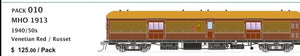 SDS Models - MHO 1913 - Venetian Red/Russet Pack 010 (Single Pack ) 1940/50s