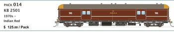 SDS Models - KB 2501 - Indian Red  (Single Pack ) 1970's - (MHX014)