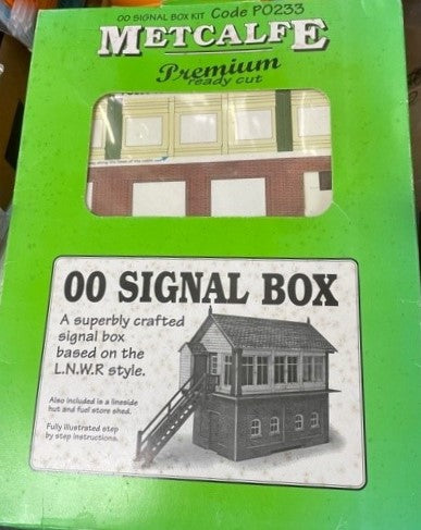 Metcalfe - Signal Box kit - OO/HO Ready Cut Card Kits | Casula Hobbies