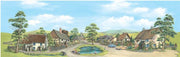 Peco : SK-15 Large Village Landscape Backscene