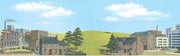 Peco : SK-18 Large City Centre Extentions Backscene