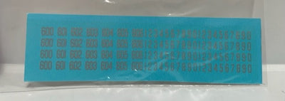 SOAK 284 - 600 Class in Silver Nos Decal -  Signs of all Kinds