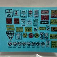 SOAK 301 - Road Signs Decal -  Signs of all Kinds