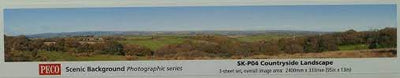 Peco : SKP-04 Photographic Countryside Backscene 800 mm x 320 mm 3 sheet in a pack.
