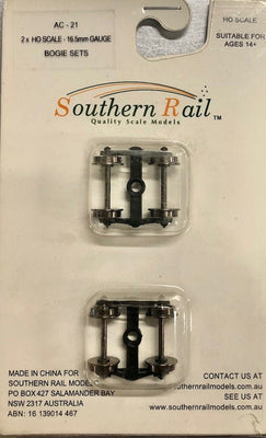 BOGIES 16.5 mm - AC21-Queensland Railways TYPE 29 BOGIES-16.5 mm - Southern Rail : TRACKSIDE MODELS & ACCESSORIES: