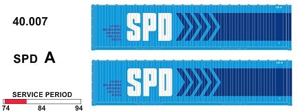 SDS Models: 40' Jumbo Containers: Twin Packs: SPD A : 40.007