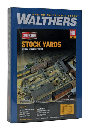 WALTHERS: STOCK YARDS KIT #933-3047 HO