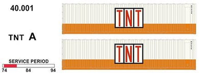 SDS Models: 40' Jumbo Containers: Twin Packs: TNT A : 40.001