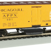 Bachmann - Track Cleaning 40' Wood side Reefer AGAR Packing Company  - Ready to Run