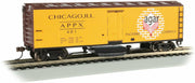 Track Cleaning 40' Wood side Reefer AGAR Packing Company  - Ready to Run Bachmann
