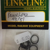 P1206 POWERLINE Parts Traction tyres for Powerline 48 & 81 class Locomotive (6)