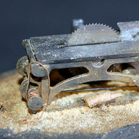 476 Uneek 476: HO Gauge Railway: Accessories: Cast Iron Circular Saw Table: Pkt 1: No. 476