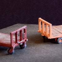 740 Uneek 740: HO Gauge Railway: Accessories: Four-wheeled Luggage Cart: Pkt 2 : No. 740