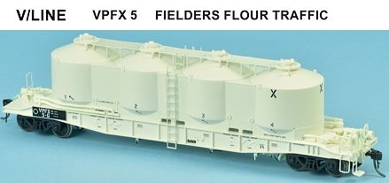 SDS Models: Victorian Railways: FX / VPFX: Bulk Flour Wagon: V/Line : Single Pack: VPFX 5