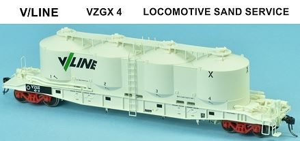 SDS Models: Victorian Railways: FX / VPFX: Bulk Flour Wagon: V/Line : Single Pack: VZGX 4
