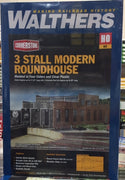 THREE STALL MODERN ROUNDHOUSE -933-2900 - KIT HO Walthers: